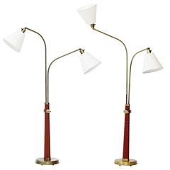 Pair of 1930s Floor Lamps by Hans Bergström for Ateljé Lyktan 6