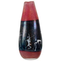'Don Quixote' Cenedese Glass Vase 11