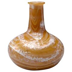 Ancient Roman Marbled Glass Bottle, 50 AD