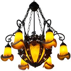 Art Nouveau Chandelier