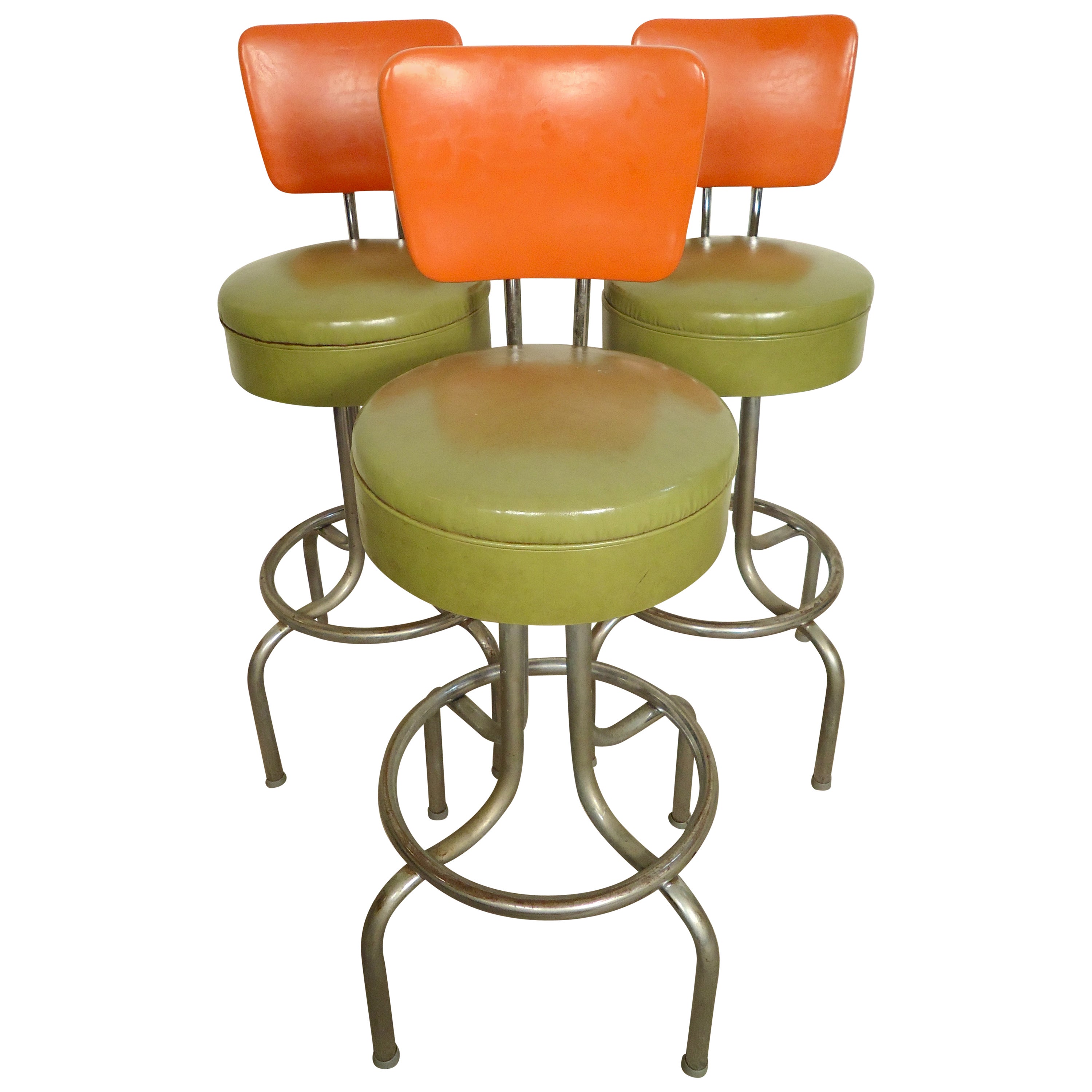 Funky Midcentury Bar Stool At 1stdibs