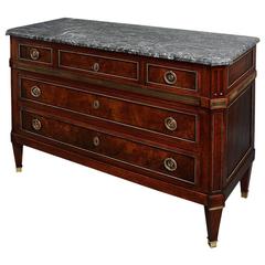 19th Century Directoire Style Walnut Commode
