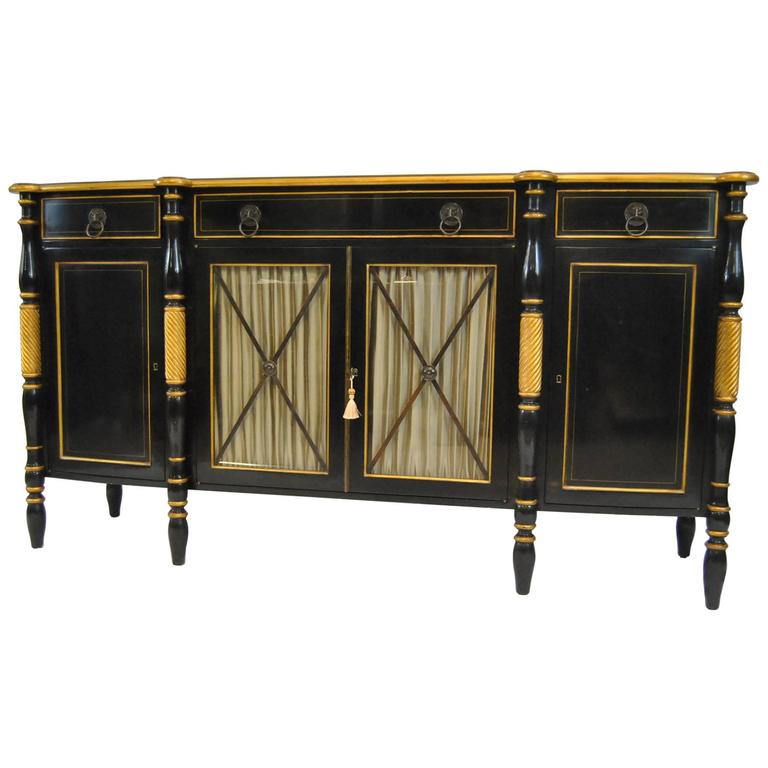 black lacquer buffet