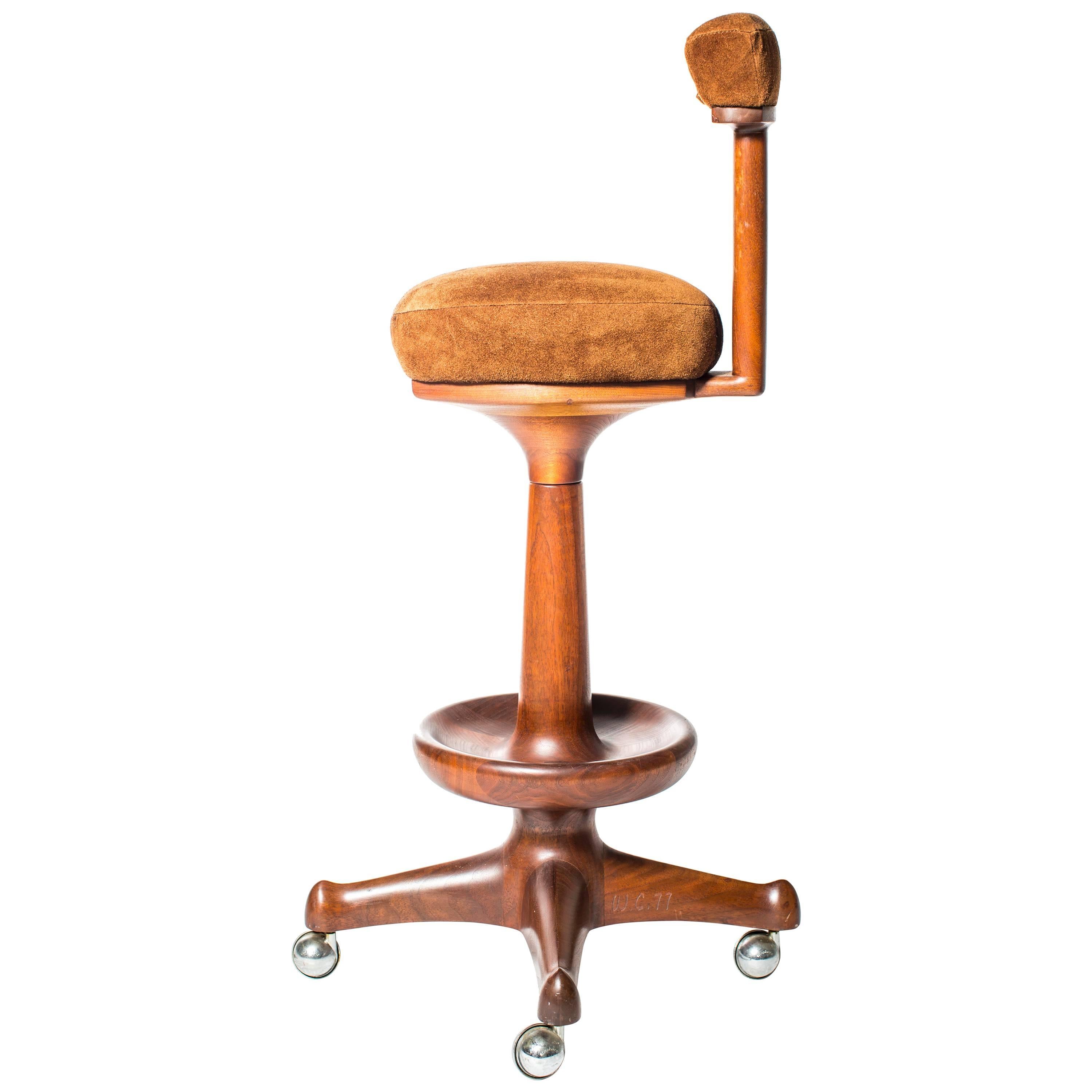 Wendell Castle Drafting Stool  For Sale
