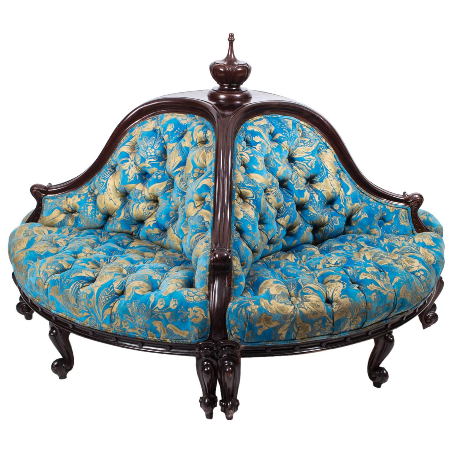 Antique Victorian Settee 14 For Sale on 1stDibs