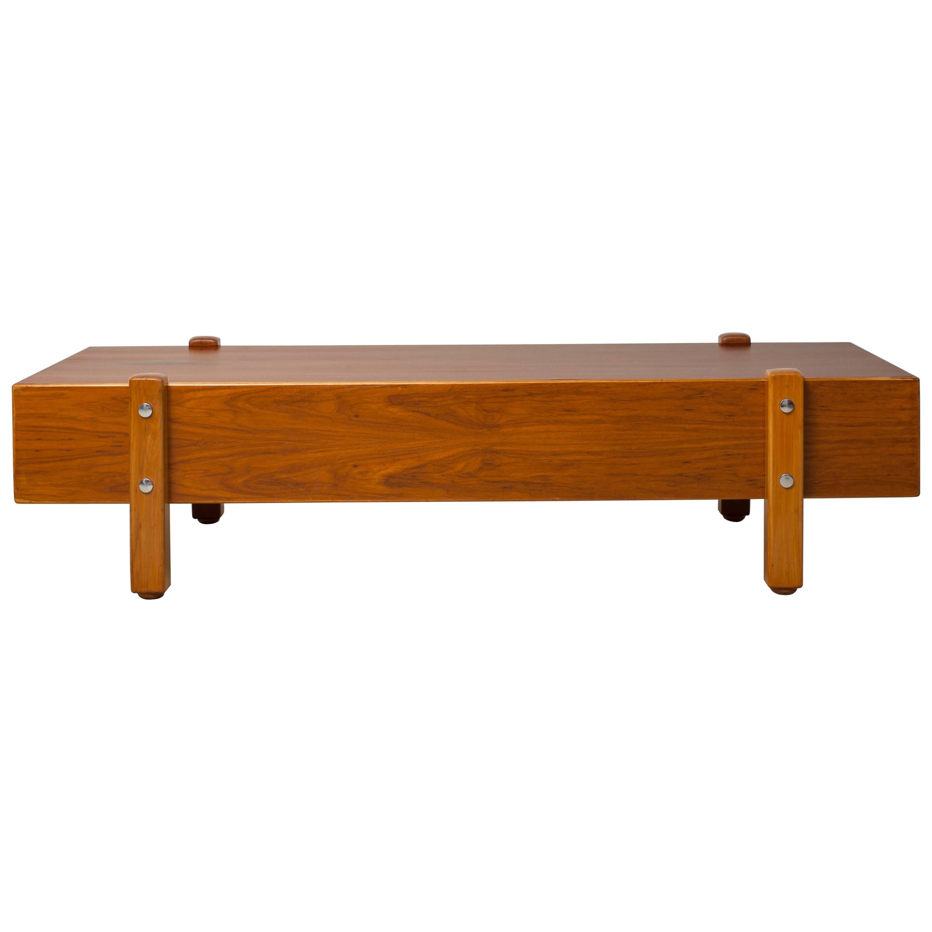 Vintage Sergio Rodrigues, Eleh Bench / Coffee Table, 1965 For Sale