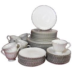 Syracuse China Wedding Ring Pattern Forty-Four-Piece Service for Nine