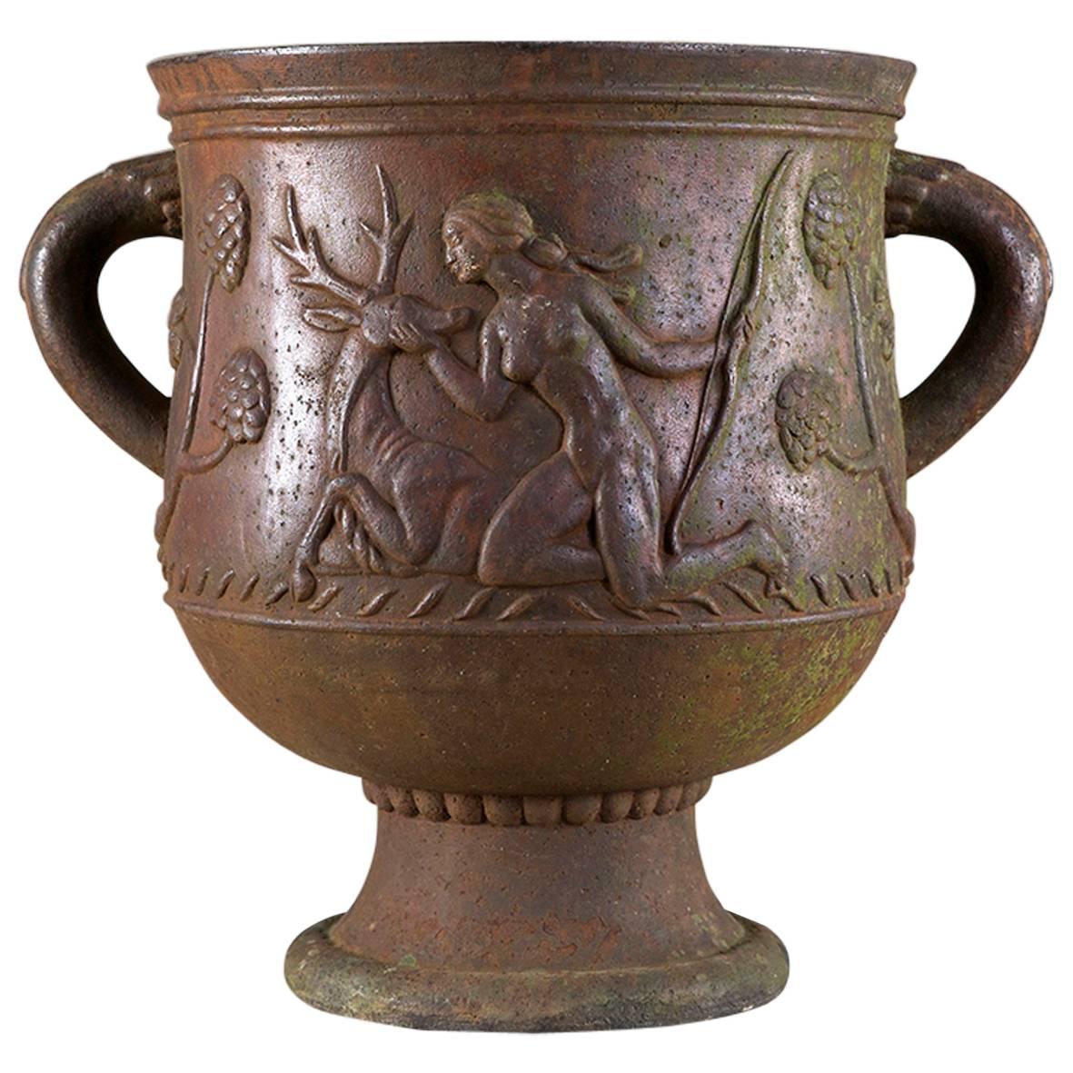 Cast Iron Urn by Ivar Johnsson, 1919 For Sale