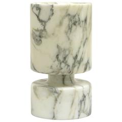 Angelo Mangiarotti Italian Marble Vase for Knoll International