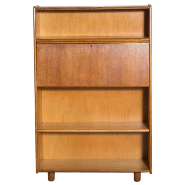 Cees Braakman for Pastoe Bookcase with Built in Desk at