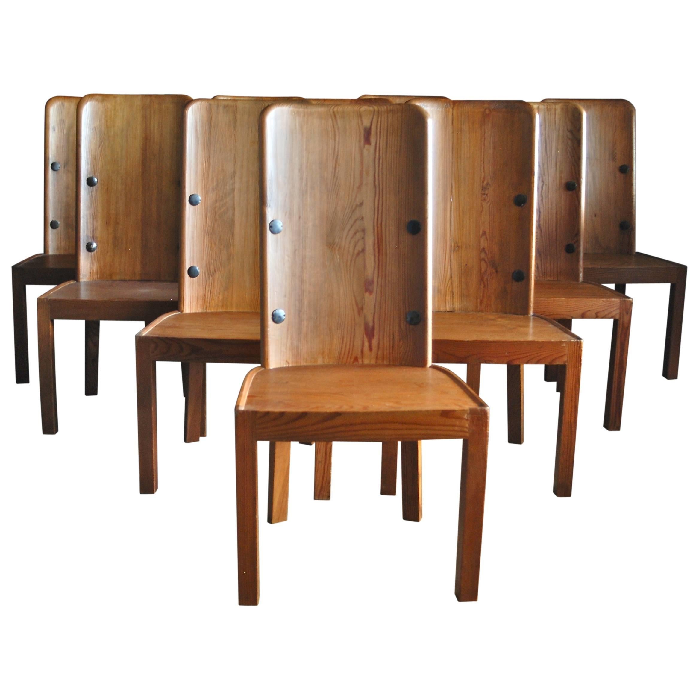 Set of Ten "Lovo" Chairs by Axel Einar Hjorth