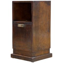 Vintage Minimalist European Deco Bedside Cabinet