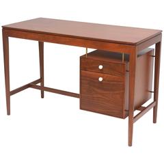 Walnut and Brass Desk by Kipp Stewart for Drexel