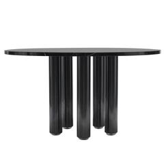 1979 Marco Zanuso Black Marble Dining Table for Zanotta