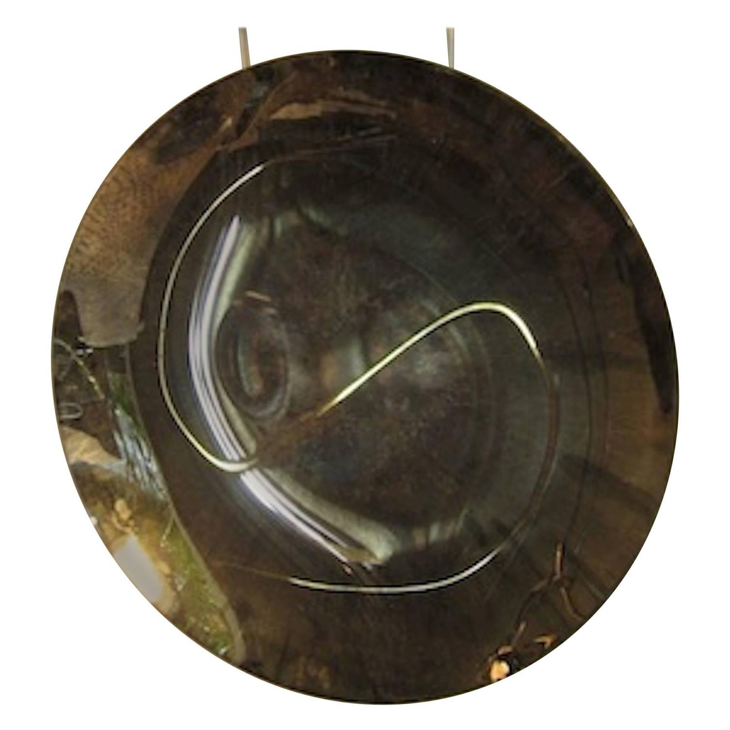 Large Concave Wall Mirror, Contemporary, France For Sale at 1stdibs