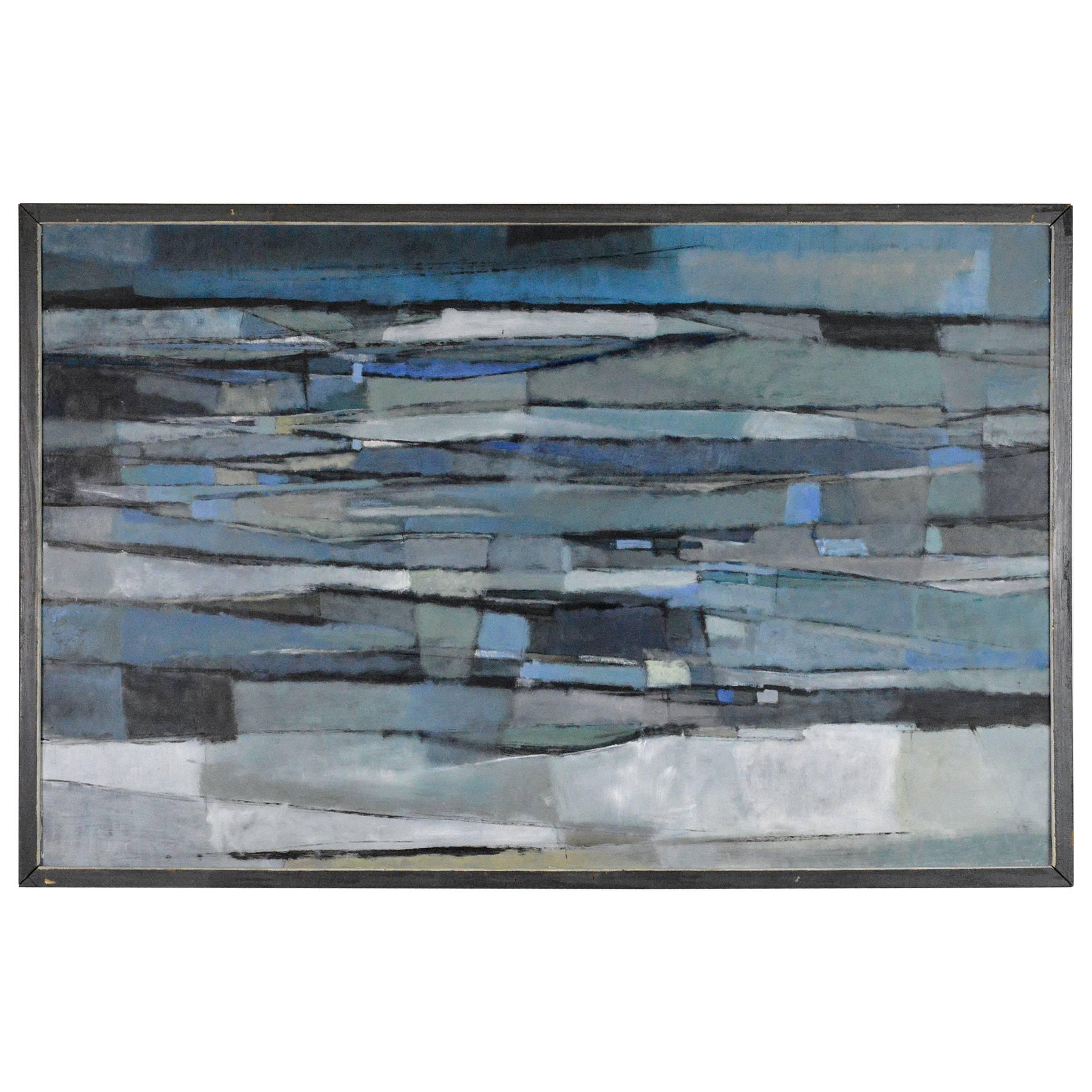 American Abstract Painting, "Beach, " by Hugh O. Williams For Sale