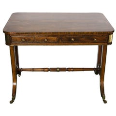 Regency Period ormolu mounted, Library Table, circa 1820 36"(92cm) wide