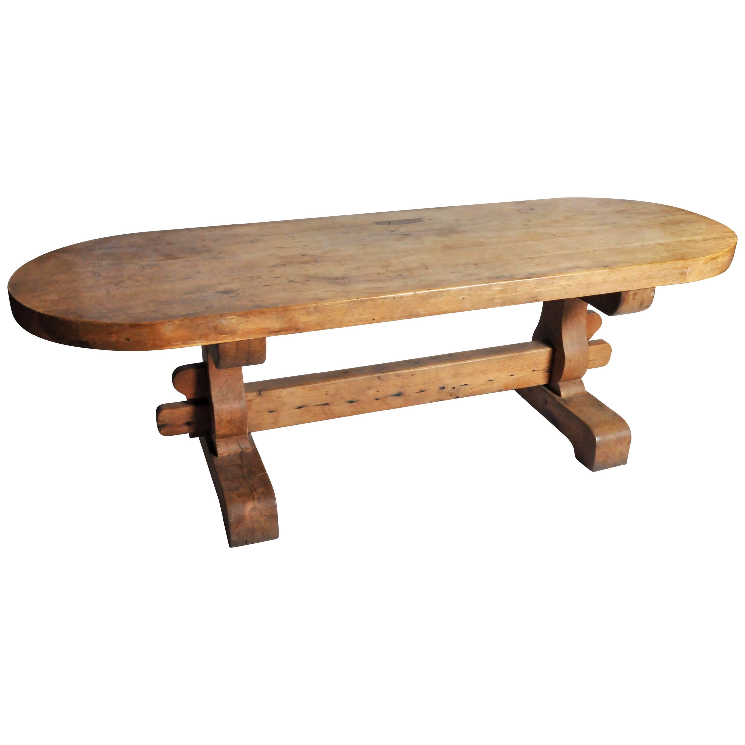 French Oak Refectory Table