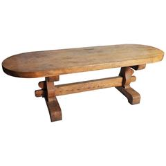 Antique French Oak Refectory Table