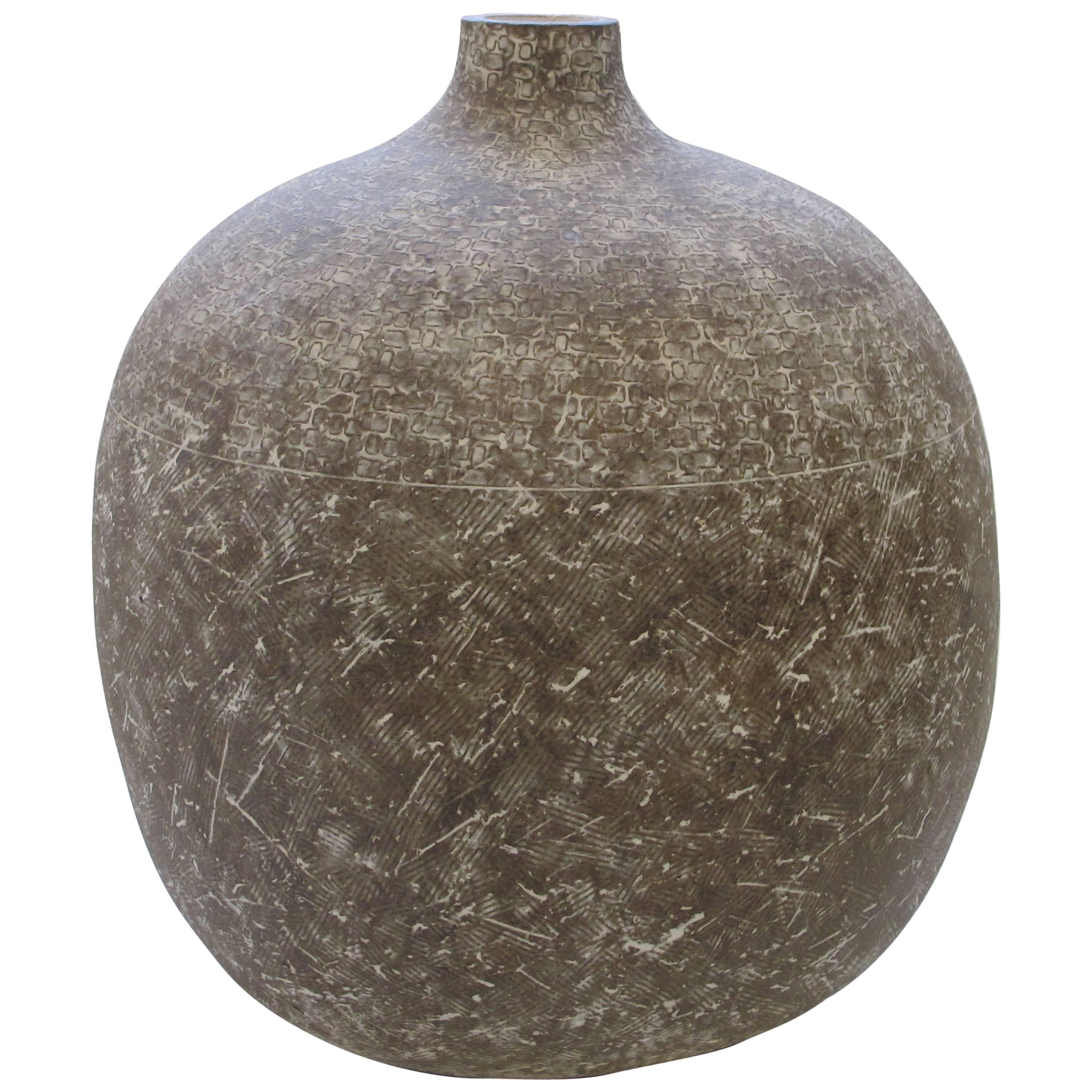 Claude Conover Ceramic Vase "Bech" Signed USA 1960's