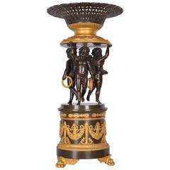 French Centerpiece  gilt bronze and burnished