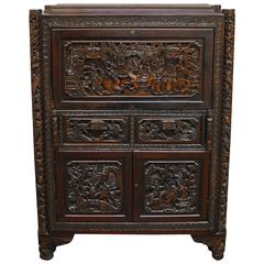 19th Century Chinese Drop Front Desk