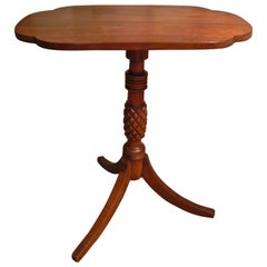 19th Century Mahogany Tilt-Top Candle Stand