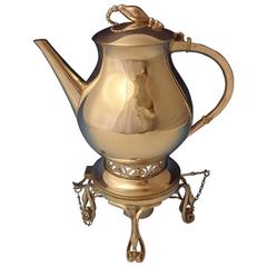 Blossom by Durham Sterling Kettle on Stand with 3-D Blossom Finial 1