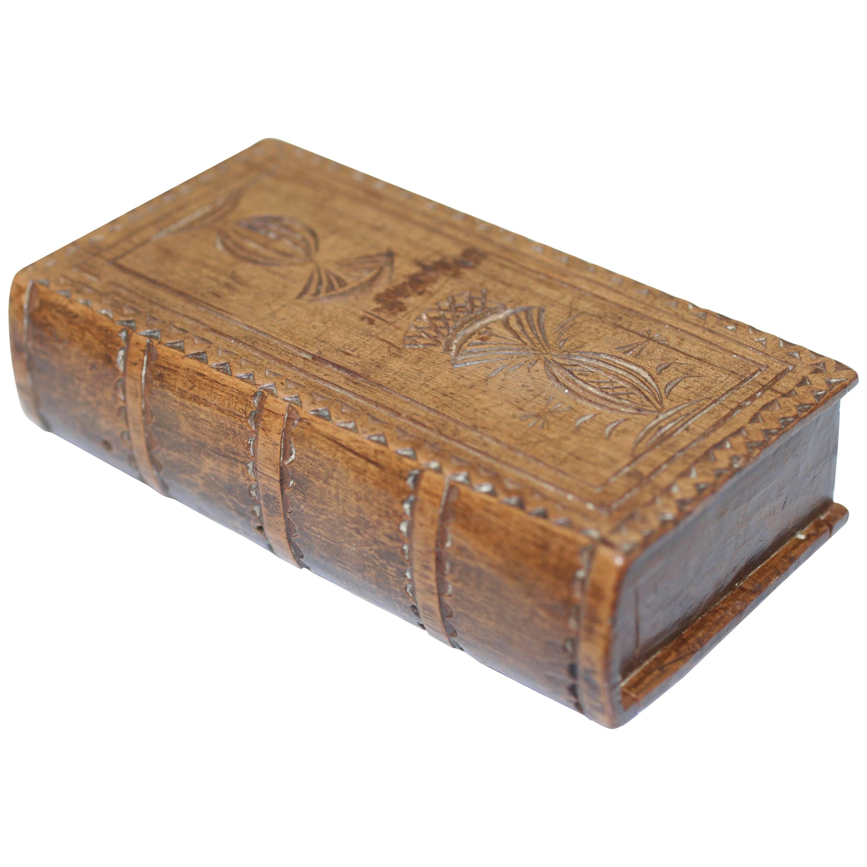 Late George III Wooden Snuff Box, Late 18th Century