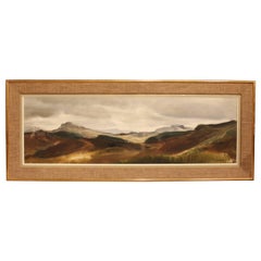 Vintage "Open Wind Landscape" Oil Painting by John Hitchens