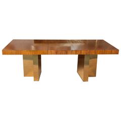 Vintage Rare Milo Baughman for Thayer Coggin Extension Dining Table