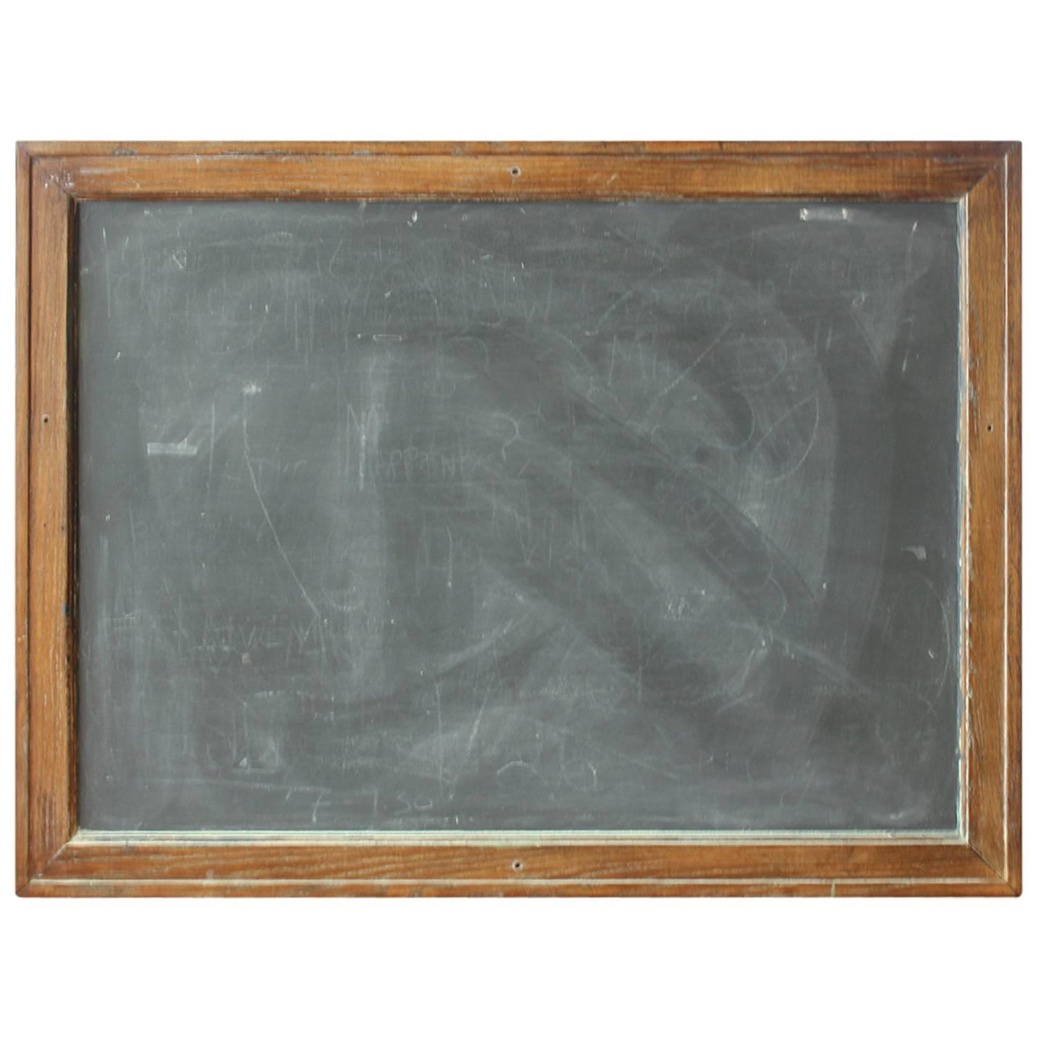 Antique American School Wall Chalkboard at 1stdibs