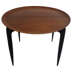 1950s Fritz Hansen Folding Tray Table, Denmark