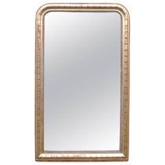 19th century antique French gold leaf gilt Louis Philippe mirror