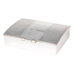 Art Deco Silver Cigar Box
