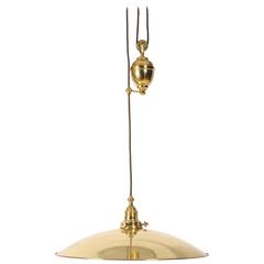 Brass Pendant with Counterweight