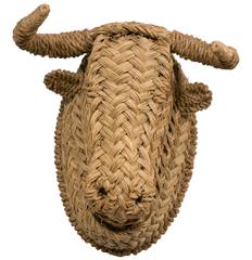 A large " Toro" head , hand-crafted , Spain, 1960 