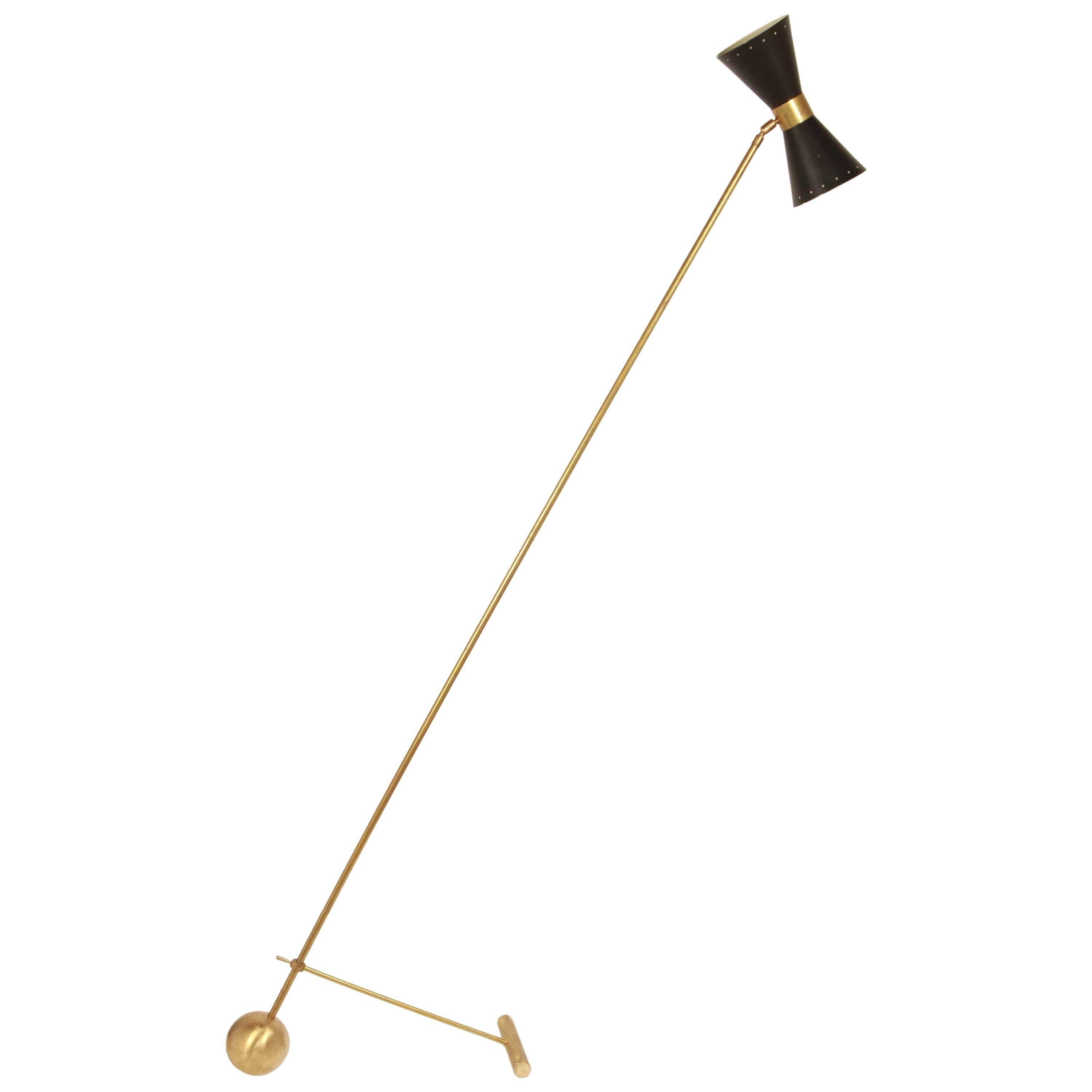 Italian Counterweight Floor Lamp at 1stDibs
