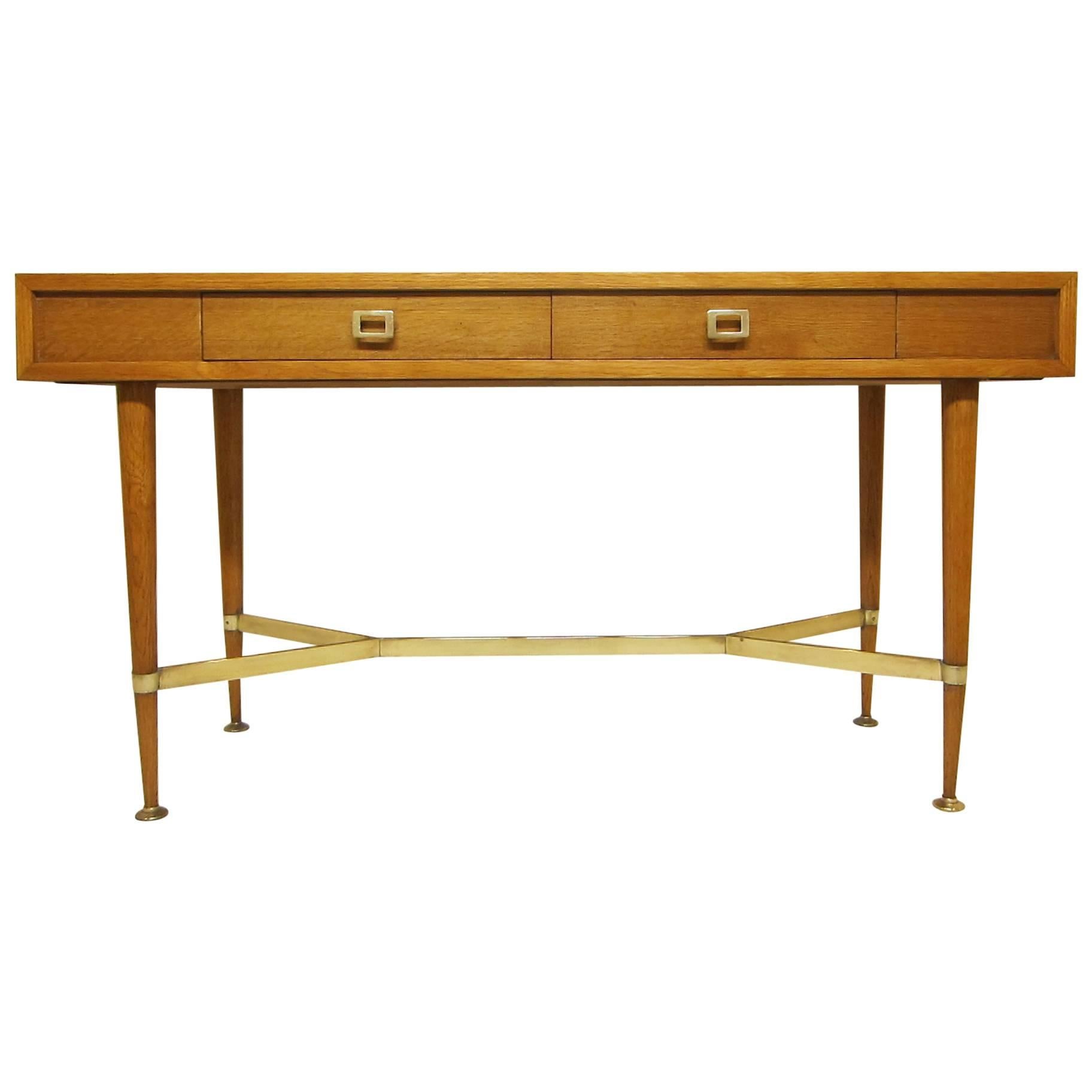 French Console Table Desk in the Manor of Andre Arbus