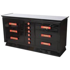 Ten-Drawer Lacquered Buffet