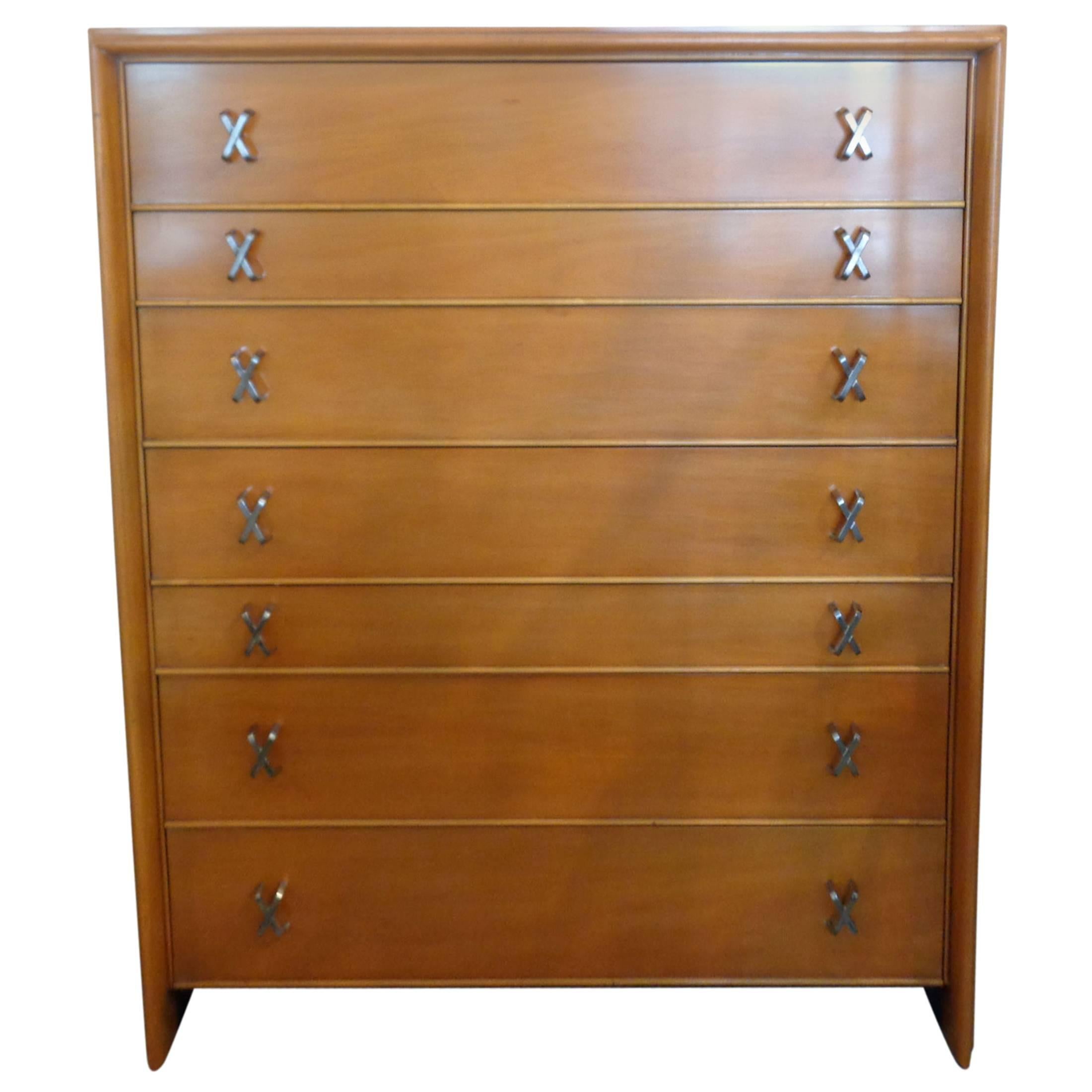 Paul Frankl Tall Chest  For Sale