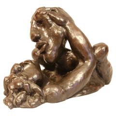 Bronze Sculpture "LOVE" by Jacques Tenenhaus