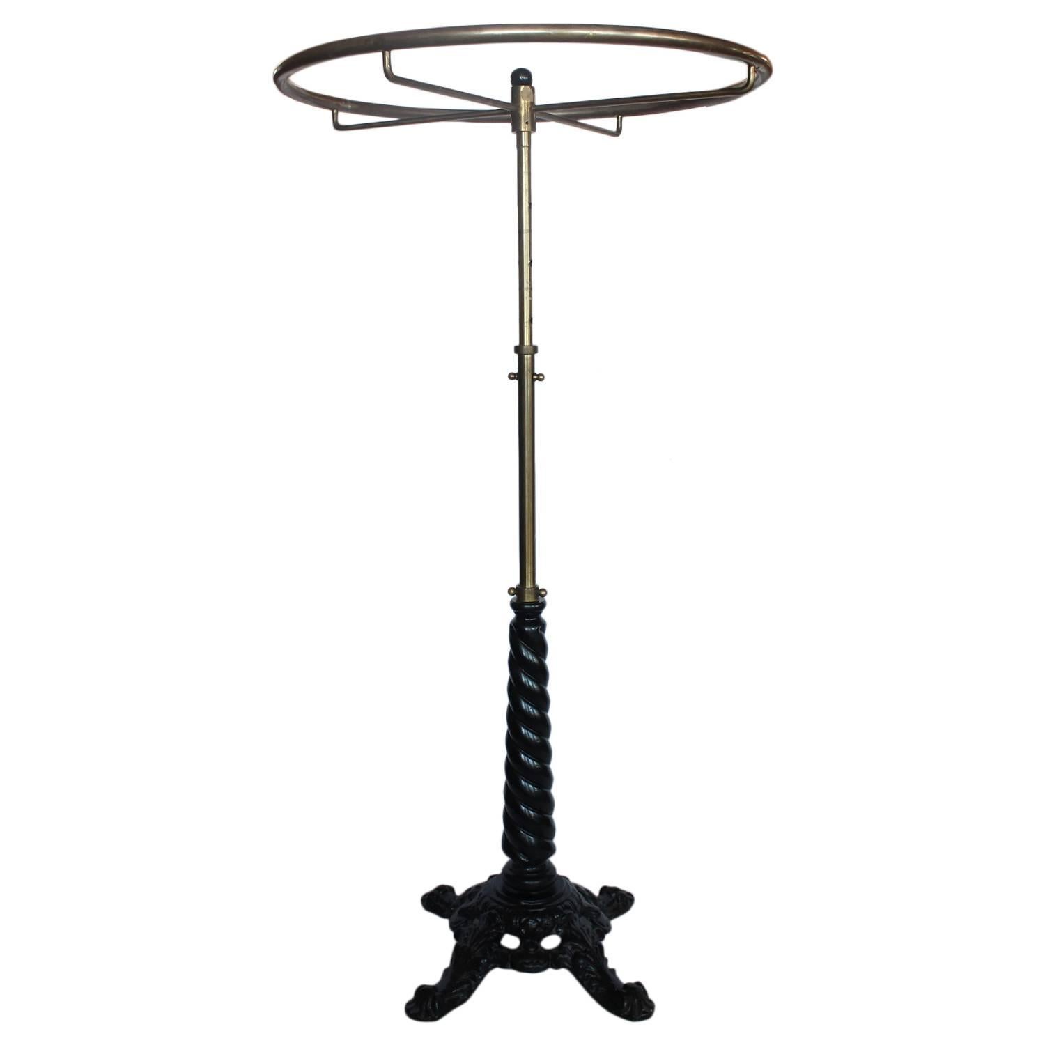 Antique American Department Store Carousel Coat Rack For Sale at 1stDibs