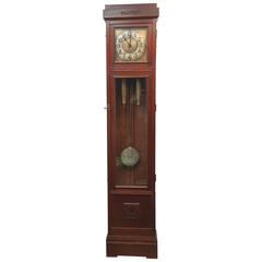 Antique German Arts & Crafts Tall Case Clock, Lenzkirch, circa 1905
