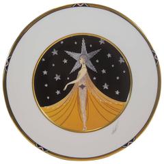 Collectible Art Plate by Erte "New York, New York" Made in West Germany, 1990