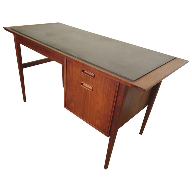 Danish Slate Top Desk At 1stdibs Danish Slate Top Desk For