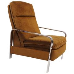 Milo Baughman Reclining Lounge Chair for Design Institute of America