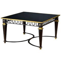Antique French Iron Coffee Table