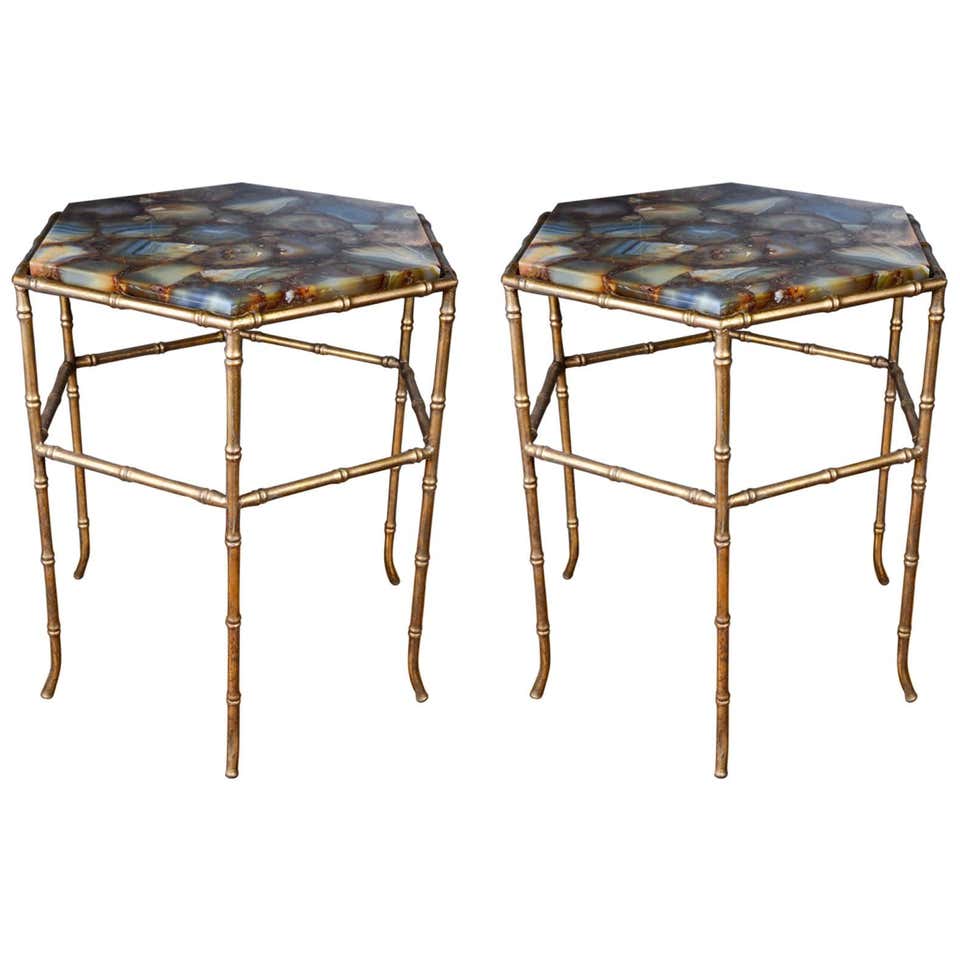 Pair of Modern Blue Pedestals For Sale at 1stdibs