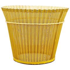 Mathieu Matégot Enameled Metal Basket, circa 1950